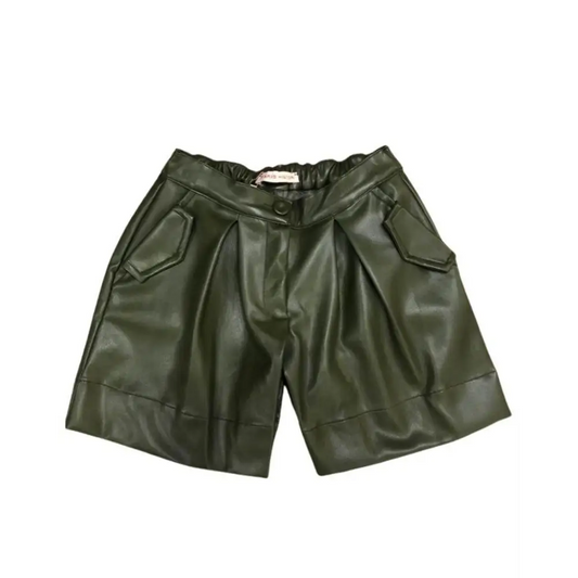 Shorts ecopelle verde per Ragazza da 8anni a 16anni Paris Hilton PHJSH4110 - OOPS by BabyBimbo 0-16