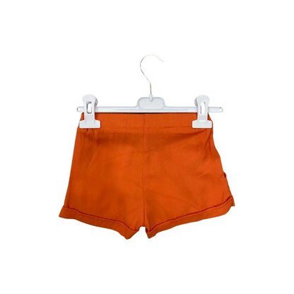 Shorts orange per bambina da 3anni a 7anni Y-Clu YB19526 - OOPS by BabyBimbo 0-16