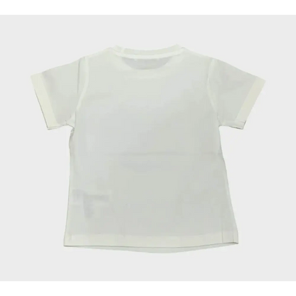 T-SHIRT BIANCO/NERO CUORE Y-CLU 358TYFBS25 - OOPS by BabyBimbo 0-16