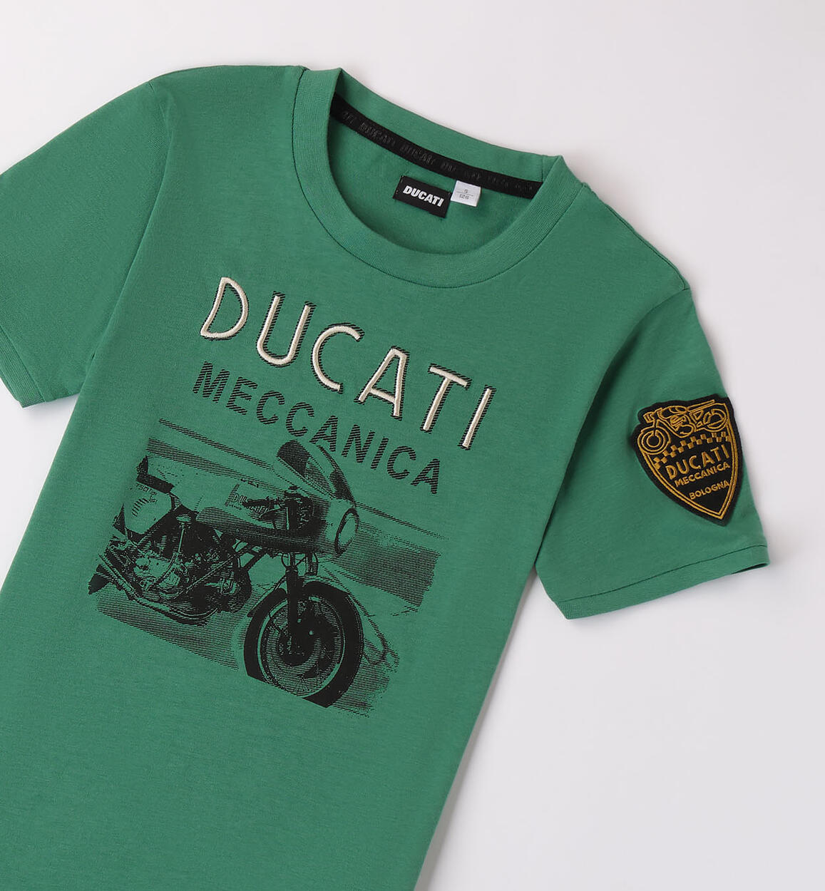 T-shirt Ducati con patch Ducati  per ragazzo da 8 a 16 anni Ducati G8630 5047
