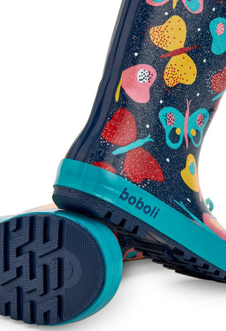 stivali , Stivali da pioggia con stampa "Farfalle" per Bambina 2anni-8anni Boboli 290168 - BabyBimbo 0-16, abbigliamento bambini