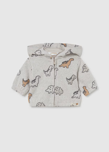 Completo Neonato 3 Pezzi Grigio con Felpa, Maglietta e Pantaloni