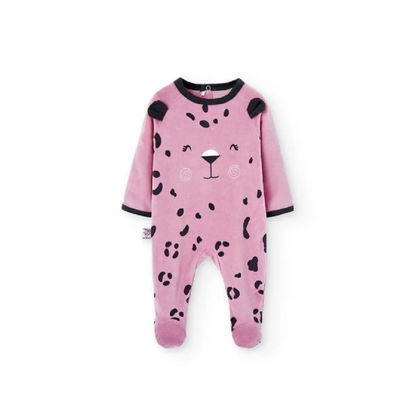 Tutina ciniglia neonata rosa 3-9 mesi Boboli 107086 - OOPS by BabyBimbo 0-16