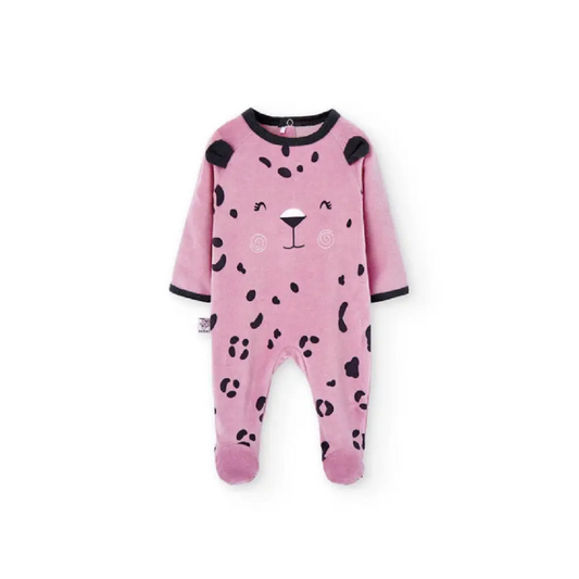 Tutina ciniglia neonata rosa 3-9 mesi Boboli 107086 - OOPS by BabyBimbo 0-16