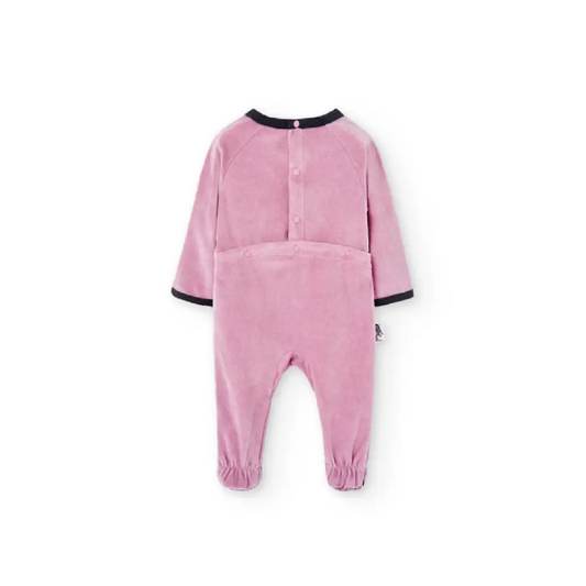Tutina ciniglia neonata rosa 3-9 mesi Boboli 107086 - OOPS by BabyBimbo 0-16