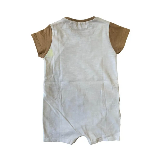 Tutina corta Bianca/beige per neonati 6-9mesi Mayoral - OOPS by BabyBimbo 0-16