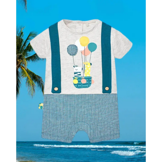 Tutina corta colorato Per Bambino Boboli 138215 - OOPS by BabyBimbo 0-16