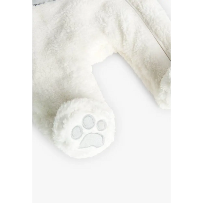 Tutina di pelliccia per neonati in bianco con stampa Boboli 149004 - OOPS by BabyBimbo 0-16