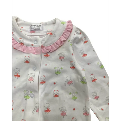 Tutina neonata primavera 4-6mesi per bambina bia/rosa MAYORAL 1750 - OOPS by BabyBimbo 0-16