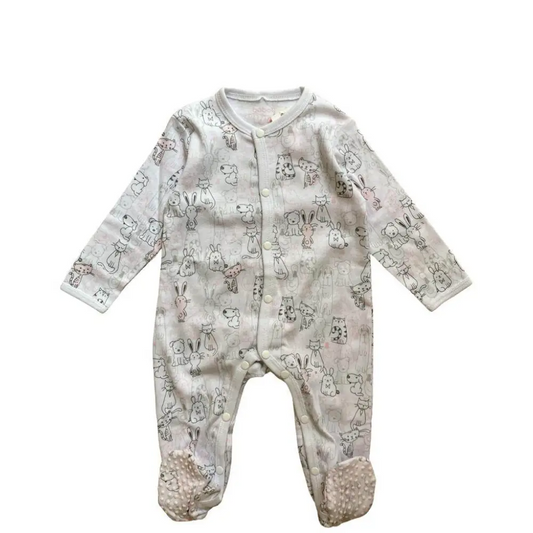 Tutina neonata primavera 6mesi per bambina bia/rosa BOBOLI 105141 - OOPS by BabyBimbo 0-16