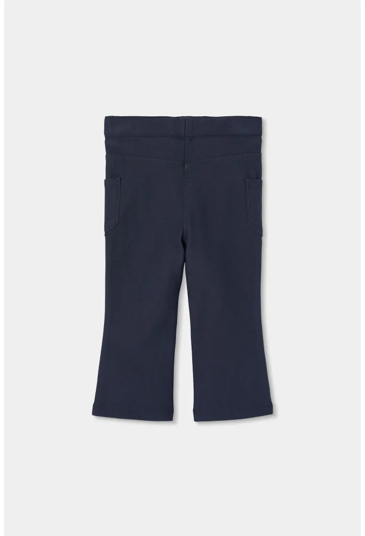 Pantalone grigio da bambina con tasche - Boboli