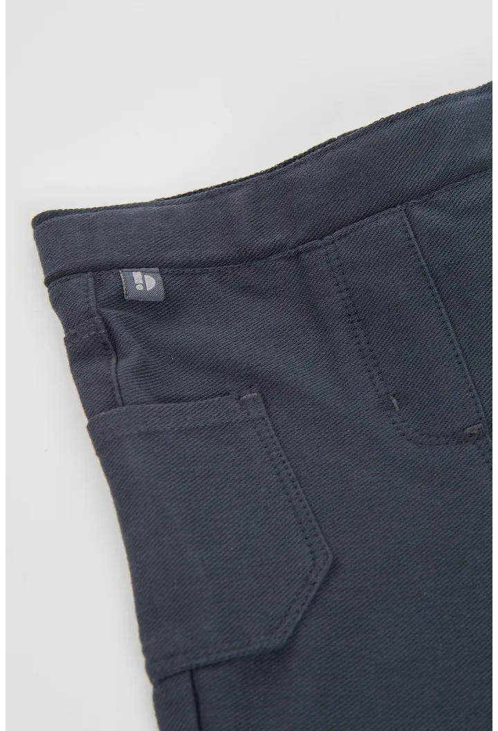 Pantalone grigio da bambina con tasche - Boboli