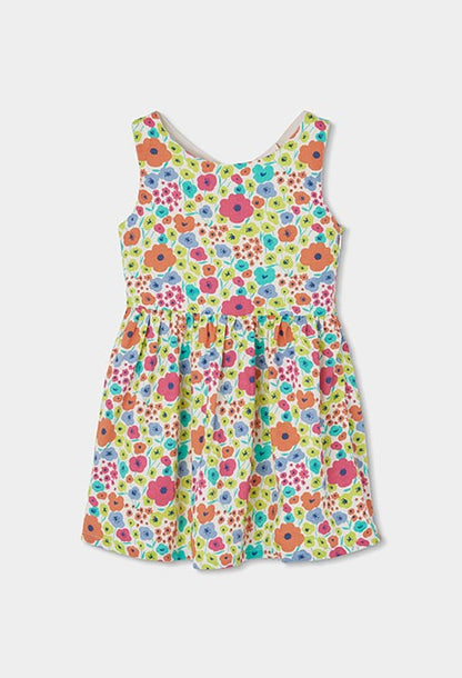 Vestito bambina Cotone stampato a fiori - BOBOLI - OOPS by BabyBimbo 0-16