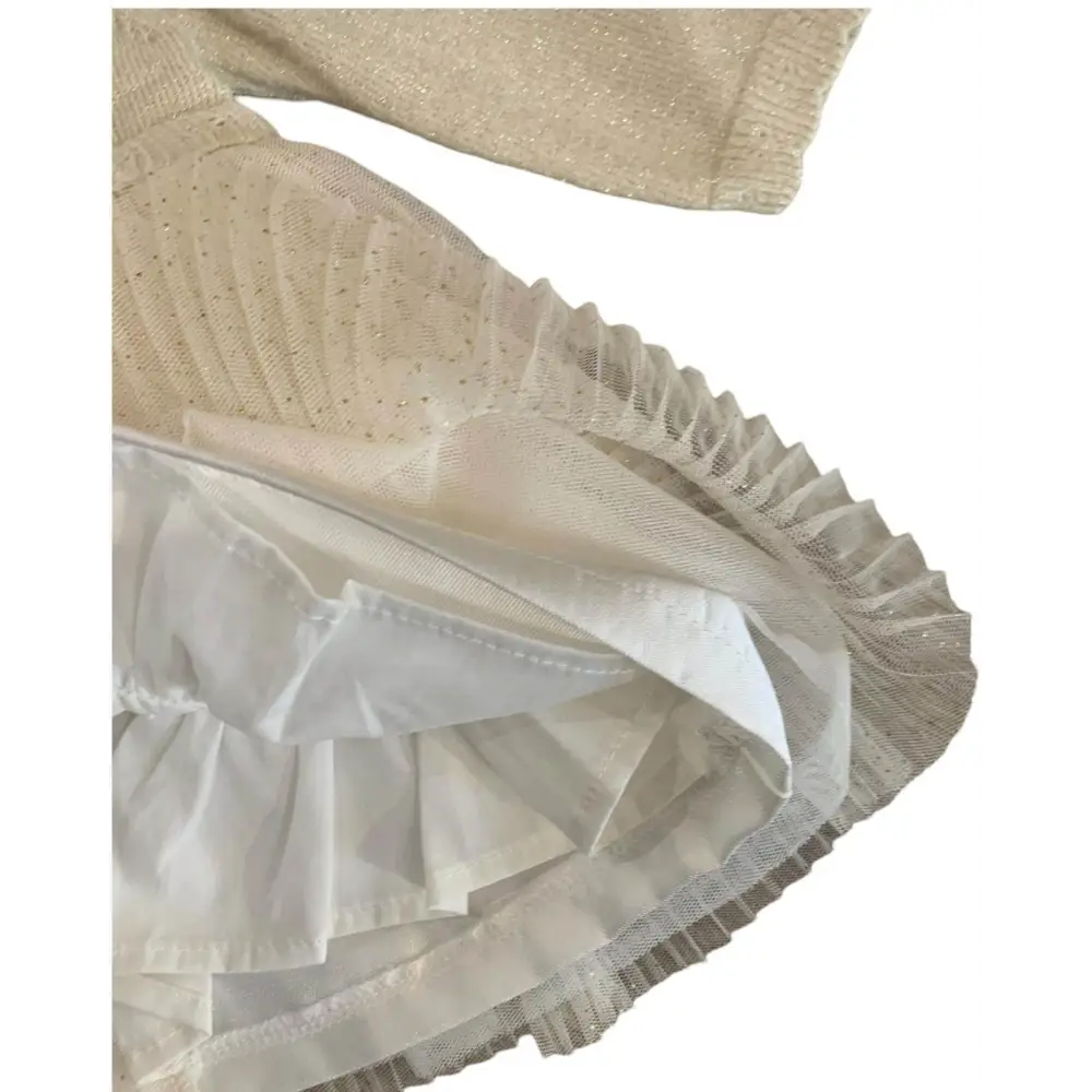 Vestito combined tricot e tulle neonata 0-18mesi Mayoral 0258-47 - OOPS by BabyBimbo 0-16