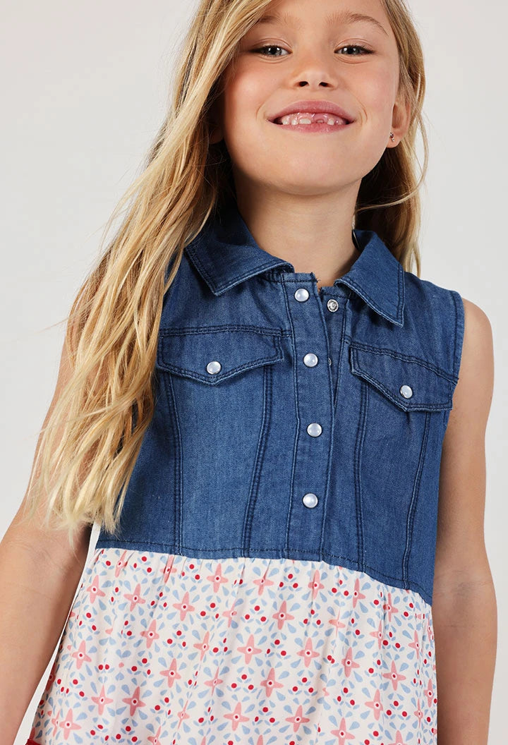 Vestito di denim - BOBOLI - OOPS by BabyBimbo 0-16