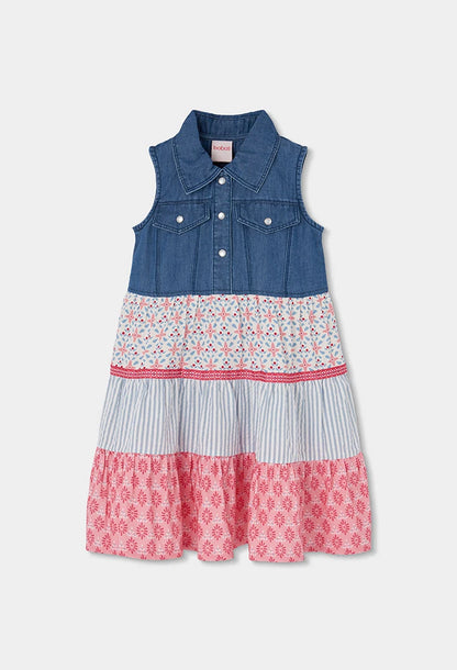 Vestito di denim - BOBOLI - OOPS by BabyBimbo 0-16