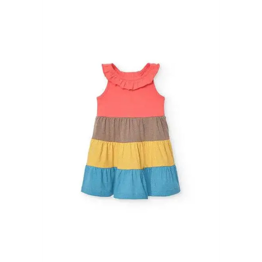 Vestito estivo colorato per Bambina da 12mesi a 8anni Boboli 201115 - OOPS by BabyBimbo 0-16