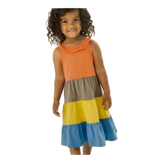 Vestito estivo colorato per Bambina da 12mesi a 8anni Boboli 201115 - Abito