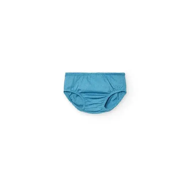 Slip blu per neonata Boboli abbinabile a vestiti estivi colorati per Bambina