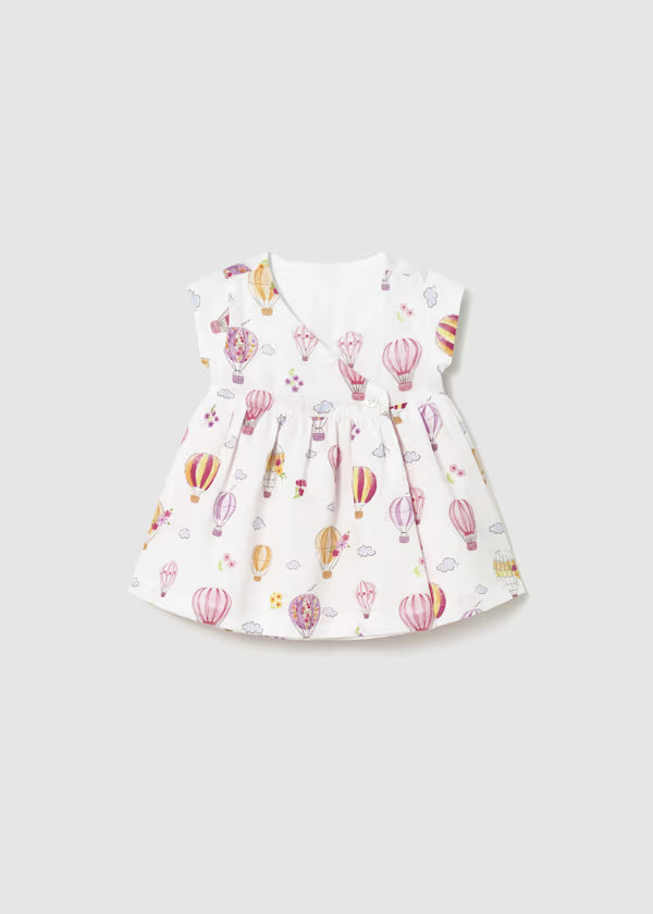 Vestito Reversibile Neonata in Cotone Senza Maniche con Mongolfiere - Mayoral - OOPS by BabyBimbo 0-16