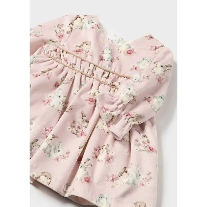 Vestito stampato rosa neonata 0-18mesi Mayoral 2809 - OOPS by BabyBimbo 0-16