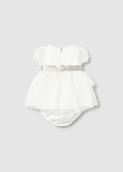 Vestito tulle con copripannolino cerimonia neonata - Mayoral - OOPS by BabyBimbo 0-16