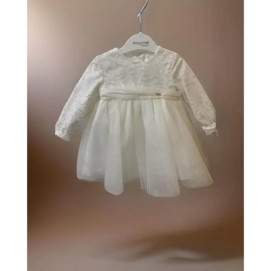 Vestito tulle ricamo neonata neonata 0-18mesi Mayoral 02855-24 - OOPS by BabyBimbo 0-16