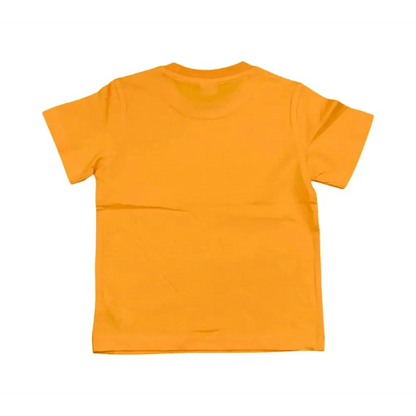 Maglietta arancione per bambino vista posteriore COMPLETO CORTO FANTASIA BAMBINO Y-CLU