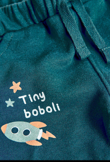 Completo neonato , Completo 2pz Felpa+Pantalone stampato per Neonato 0-12mesi Boboli 147158 - BabyBimbo 0-16, abbigliamento bambini