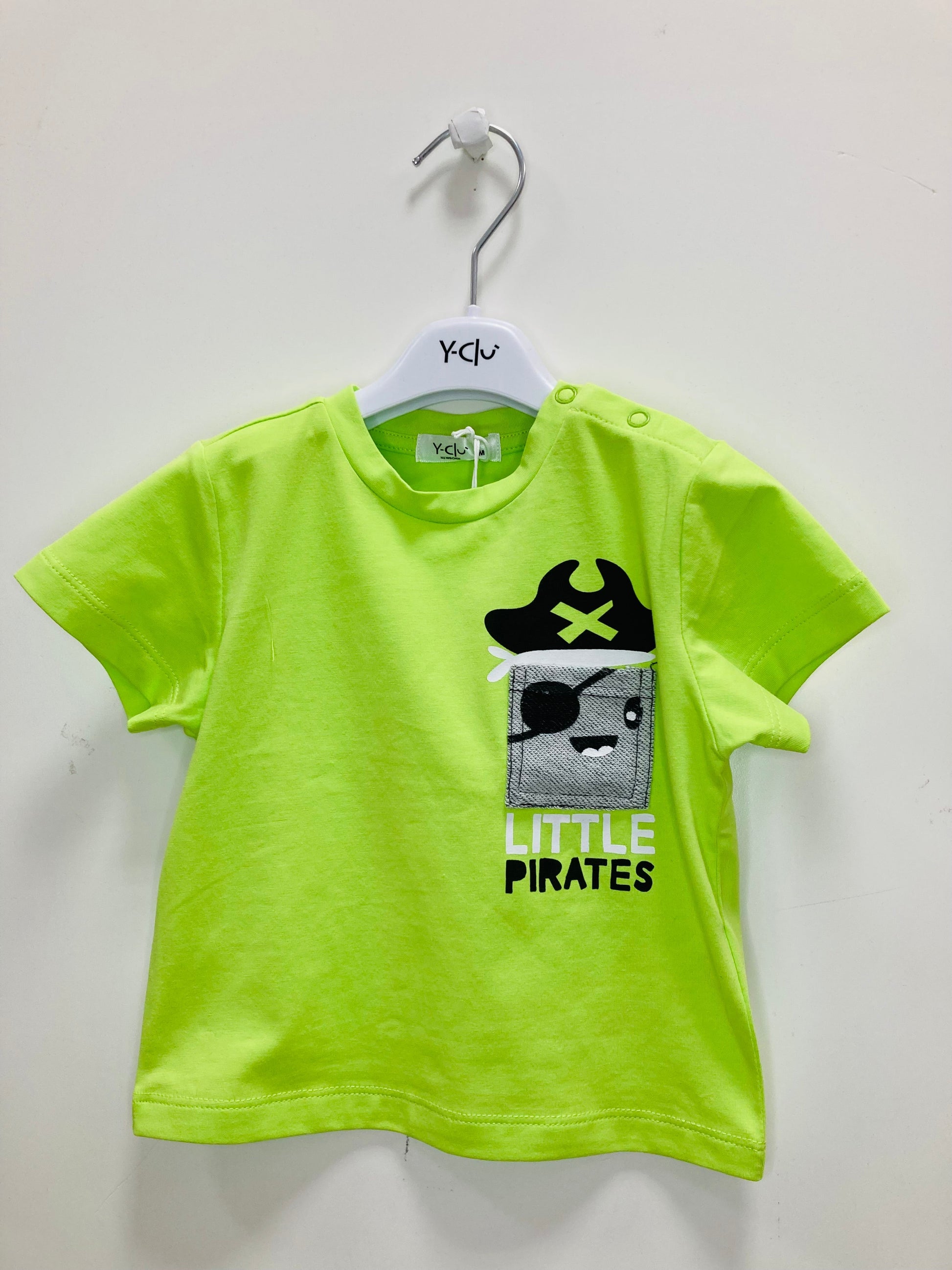 completo , Completo corto Pirata Y-Clù BYN7674 - BabyBimbo 0-16, abbigliamento bambini