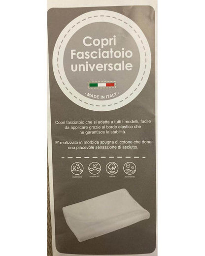 Copri Fasciatoio in Spugna colore Grigio Universale BabyIdea - OOPS by BabyBimbo 0-16