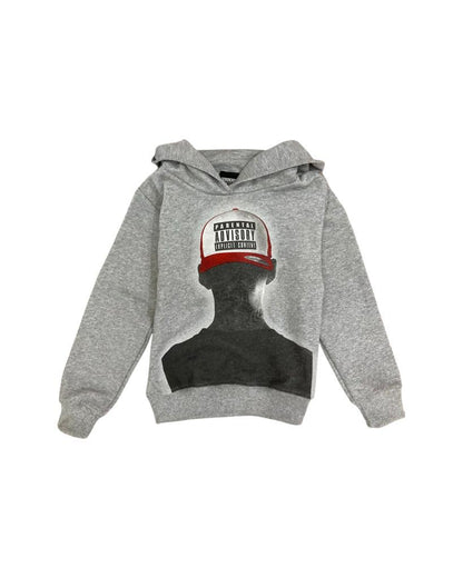 Felpa , Felpa chiusa con cappuccio Parental  per bambino da 8anni a 16anni Parental Advisory J1B382 - BabyBimbo 0-16, abbigliamento bambini