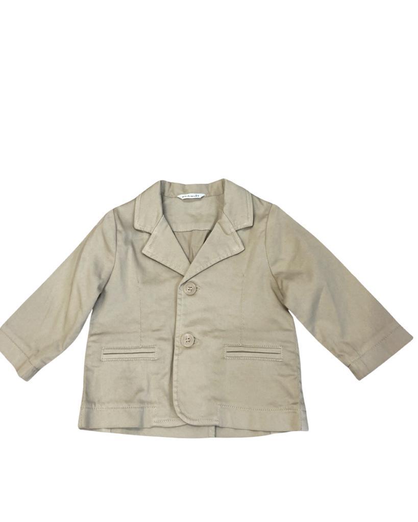 giacca , Giacca elegante beige colore beige scuro per Bimbo Minibanda 3S662 - BabyBimbo 0-16, abbigliamento bambini