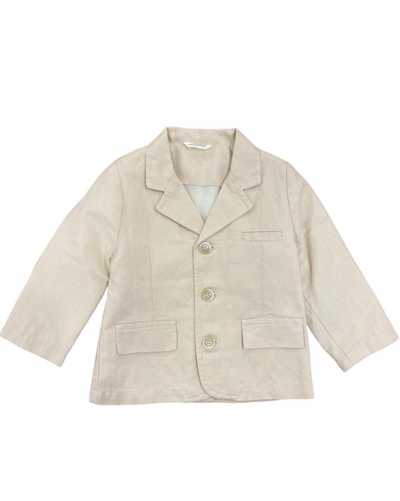 giacca , Giacca elegante beige per Bimbo Minibanda 3Q662 - BabyBimbo 0-16, abbigliamento bambini
