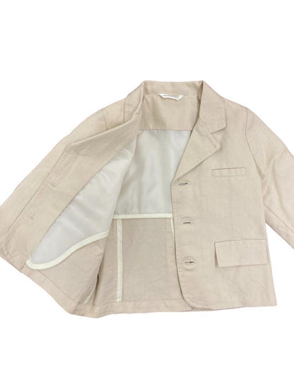 giacca , Giacca elegante beige per Bimbo Minibanda 3Q662 - BabyBimbo 0-16, abbigliamento bambini