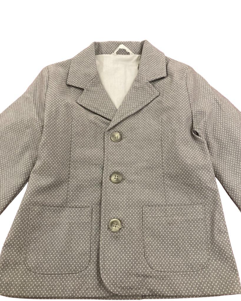 giacca , Giacca elegante  colore grigio pois per Bimbo Minibanda 3U675 - BabyBimbo 0-16, abbigliamento bambini