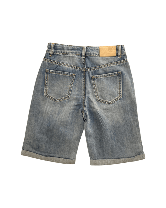 Jeans corto regolabile in vita per Ragazzo da 8anni a 16anni Y-Clu BY9098 - OOPS by BabyBimbo 0-16