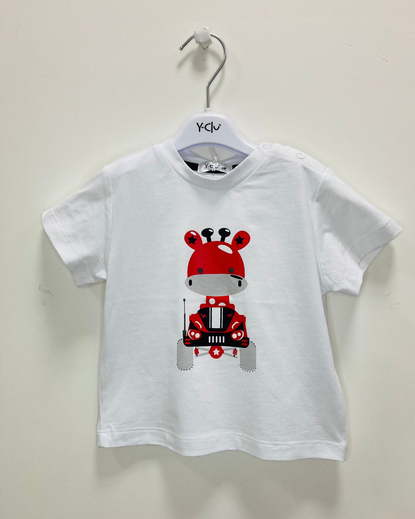 maglietta , Maglietta con stampa Y-Clù BYN7697 - BabyBimbo 0-16, abbigliamento bambini
