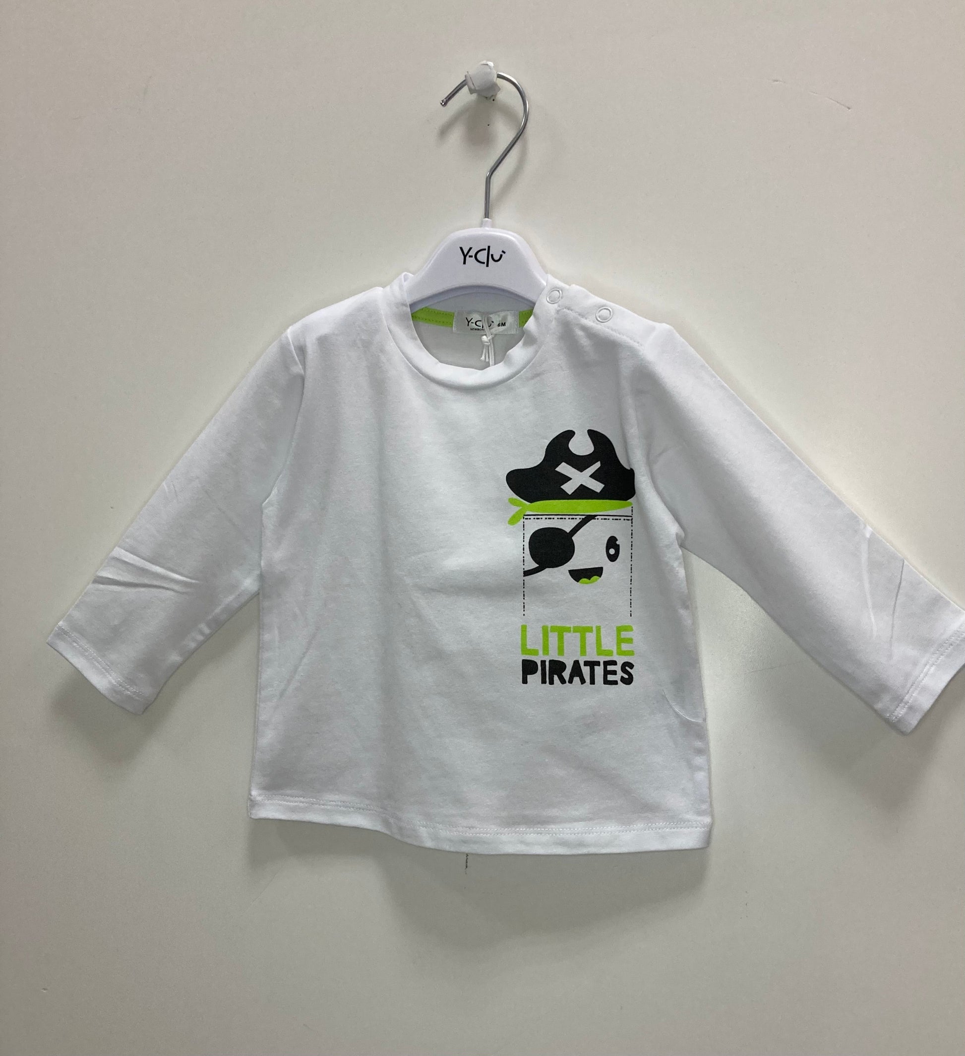 maglietta , Maglietta pirata Y-Clù BYN7668 - BabyBimbo 0-16, abbigliamento bambini