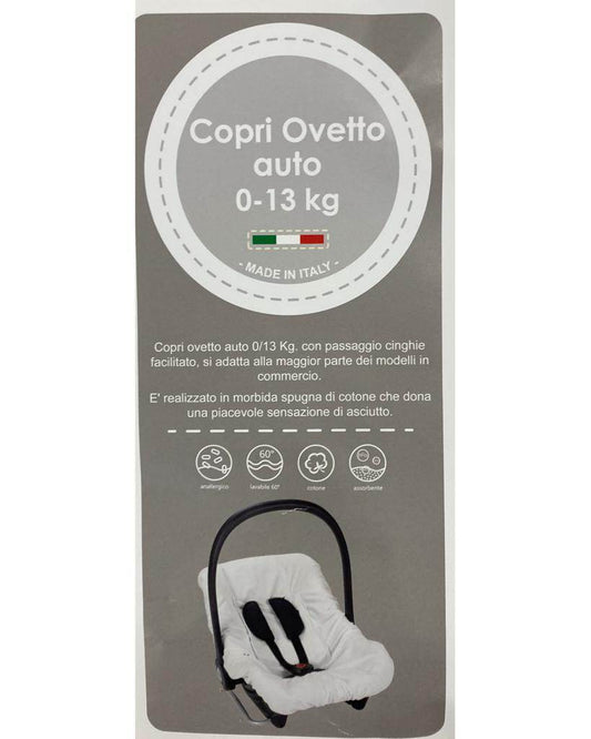 Ovetto Auto in Spugna colore azzuro adatta per seggiolone auto 0-13kg BabyIdea - OOPS by BabyBimbo 0-16