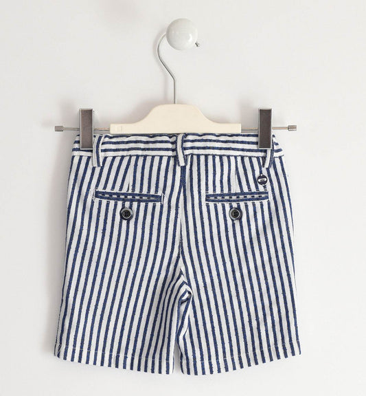 Pantalone corto rigato per bimbo Sarabanda 04534 - OOPS by BabyBimbo 0-16
