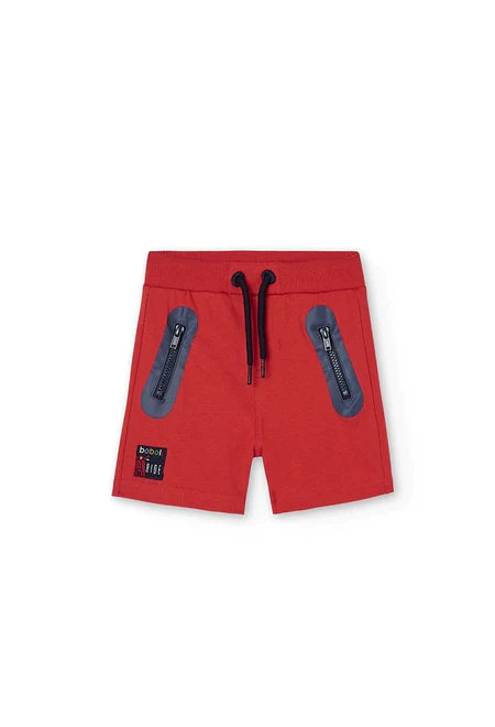 pantalone , Pantalone corto rosso per Bimbo Boboli 306076 - BabyBimbo 0-16, abbigliamento bambini