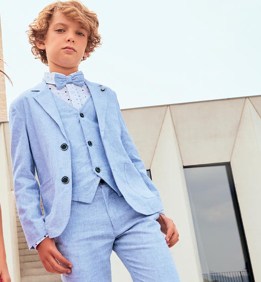 Long elegant blue trousers for boys from 8 to 16 years Sarabanda