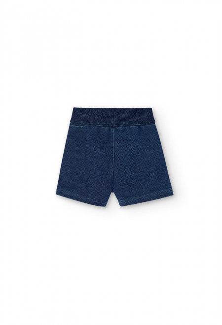 Pantaloni morbidi corti effetto denim per neonati Boboli 196039 - OOPS by BabyBimbo 0-16