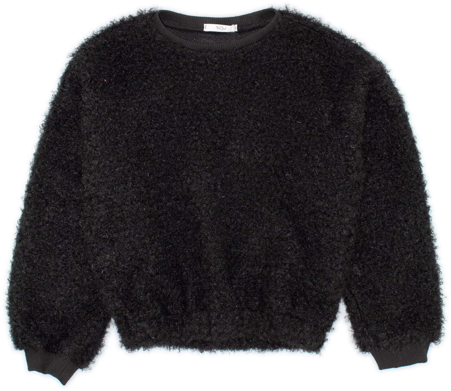 maglia , Maglione ragazza color nero da 8 a 16 anni Y-Clù Y20130 - BabyBimbo 0-16, abbigliamento bambini